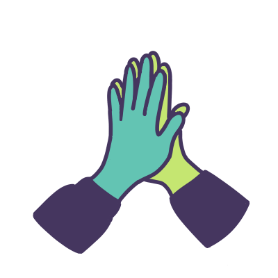 Community hi five