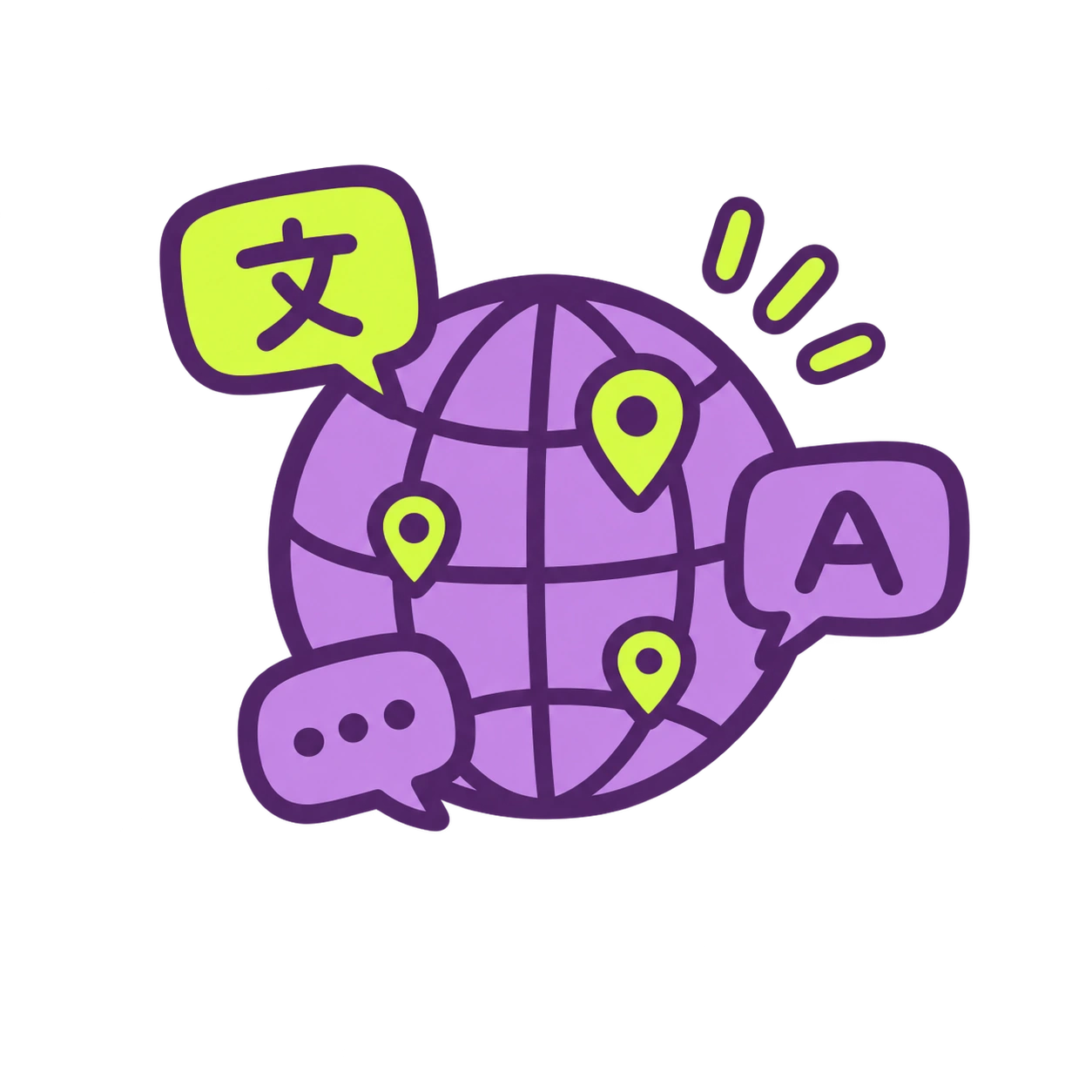 multiple language support icon