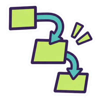 stories move through panels icon