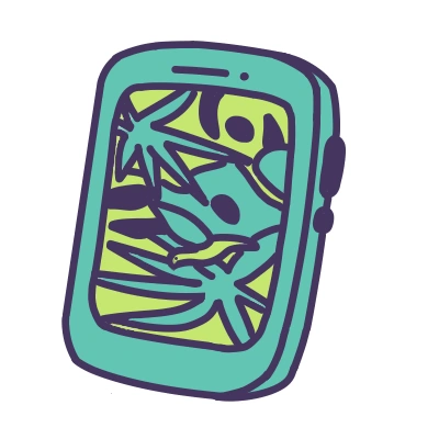 upload through the app icon